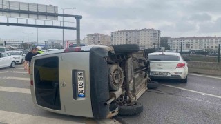 Kadıköy Avrasya Tüneli girişinde 3 araçlı kazada şans eseri yaralanan olmadı