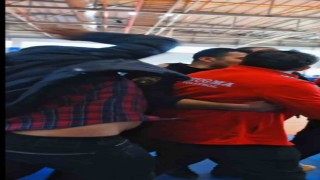 Kadın voleybol maçında kavga kamerada