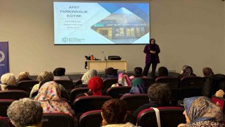 Kadınlara afet bilinci eğitimi