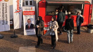 Kahramanmaraş’ta Üniversite Öğrencilerine Sıcak Çorba Desteği