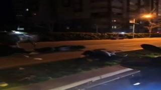 Kaldırımda bir vatandaşa elektrikli scooter çarptı