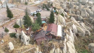 Kapadokyada kaçak yapı için yıkım kararı