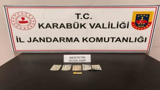 Karabükte 47 adet uyuşturucu hap ele geçirildi