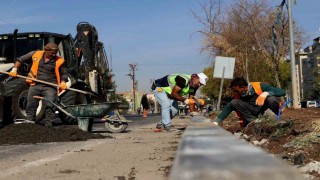 Karacadağ Caddesi modern bir görünüme kavuşuyor