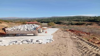 Karacasu Dibekbükü mevkiindeki yol çalışması tamamlandı