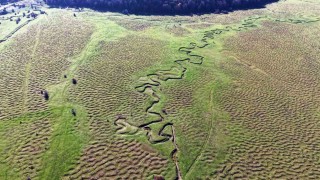 Karagöl Yaylasının eşsiz menderesleri havadan görüntülendi