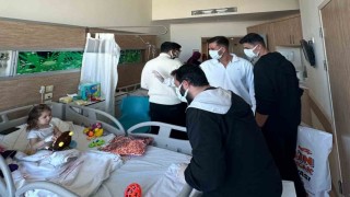 Karamanda lösemi hastası çocuklar sevindirildi