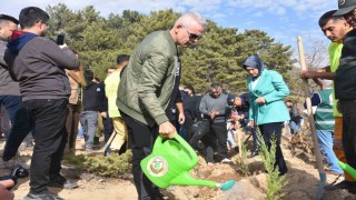 Karamanda ‘Milli Ağaçlandırma Gününde 5 bin fidan toprakla buluşturuldu