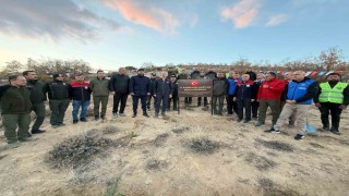 Karamanda şehit düşen 20 asker için fidan dikildi