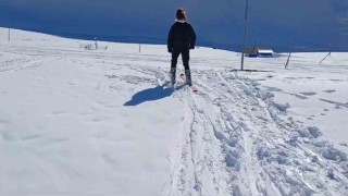 Kayak merkezi olmayan Giresunda kayak sezonu Eğribelde açıldı