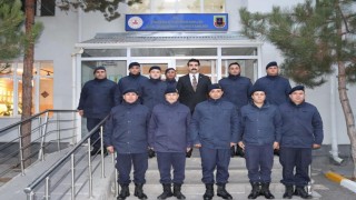 Kaymakam Eser; kolluk kuvvetlerini ziyaret etti
