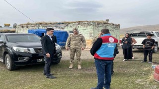 Kaymakam Kahramandan ev ziyareti