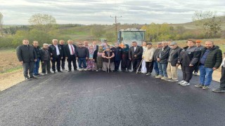 Kaymakam Kılıç köylerdeki asfalt çalışmasını inceledi