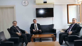 Kaymakamlardan Kaymakam Yıdıza hayırlı olsun ziyareti