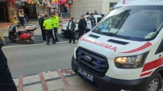 Keşanda motosikletin çarptığı yaya yaralandı