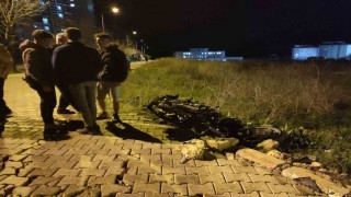 Keşanda otomobil ile çarpışan motosiklet sürücüsü ağır yaralandı