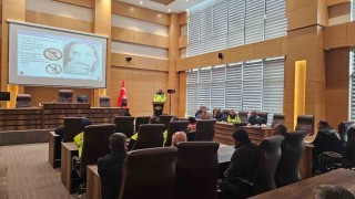 Kiliste hafriyat taşıyan araçlara yönelik eğitim verildi