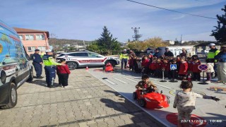 Kiliste öğrencilere ‘Mobil Trafik Aracı ile trafik eğitimi verildi