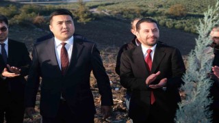 Kırgızistan-Türkiye dostluk ilişkileri fidanlarla kök saldı