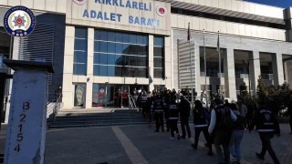 Kırklarelinde Daltonlar operasyonu: Yakalanan 18 şüpheliden 4ü tutuklandı