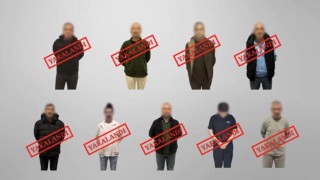Kırmızı bültenle aranan 7 suçlu ve ulusal seviyede aranan 2 suçlu Türkiyeye getirildi