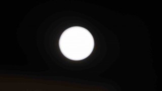 Kırşehirde Kunduz Süper Ay gökyüzünü aydınlattı