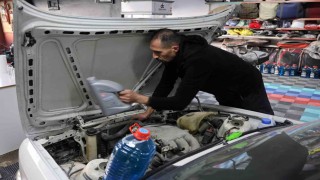 Kırşehirde sürücüler kışa hazırlanıyor