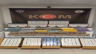 Kocaelide 158 bin adet kaçak makaron ele geçirildi: 1 gözaltı