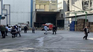Konyada fabrikada gaz sıkışması sonucu parlama