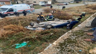 Konyada otomobil takla attı: 1 ölü