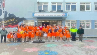 Köşkte 70 öğrenci trafik dedektifi oldu