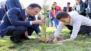 Kulu ve Karapınarda fidanlar toprakla buluştu