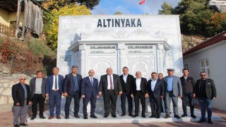 Kumlucada hayırseverin yaptırdığı çeşme hizmete açıldı