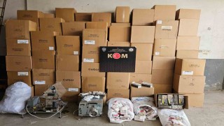 Kütahyada 688 bin 640 adet makaron ele geçirildi