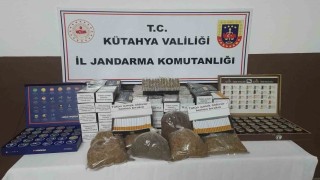 Kütahyada kaçak tütün operasyonu