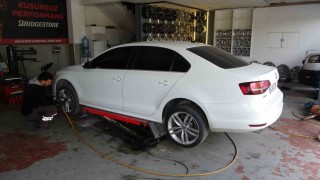 Kütahyada lastikçilerde yoğunluk