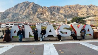 Kütahyalı öğrenciler Amasyada kültür ve tarih yolculuğuna katıldı