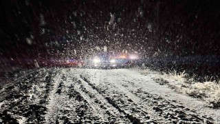 Malatya kırsalında kar yağışı etkili oluyor