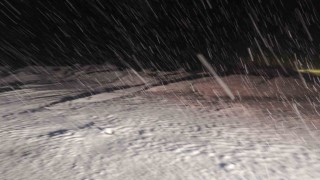 Malatyada kırsal bölgeler kar altında