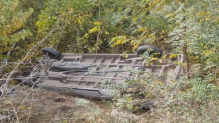 Malatyada minibüs devrildi: 3 yaralı