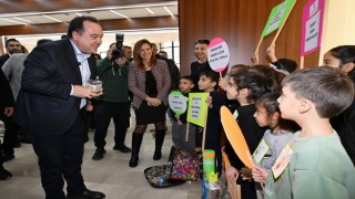 Manisada atık piller fidana dönüşüyor