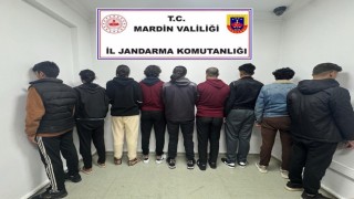 Mardinde 9 düzensiz göçmen yakalandı