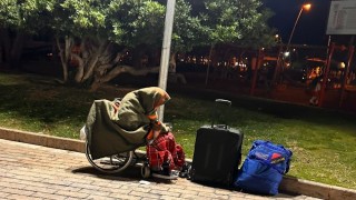 Marmariste 70 yaşındaki Kıbrıs gazisi saatler süren ikna çabalarının ardından aparta yerleştirildi