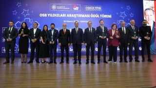 Mekap, OSB Yıldızları ödülüne layık görüldü