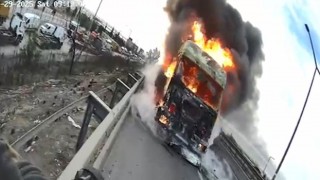 Mersin’de Akaryakıt Yüklü Tanker Alev Topuna Döndü