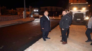 Mevlanada belediye mahallemizde mesaisi geceye taştı