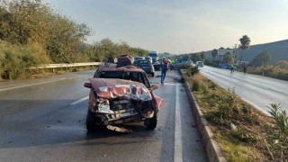 Milas-Bodrum Yolunda zincirleme kaza: Biri ağır 2 yaralı