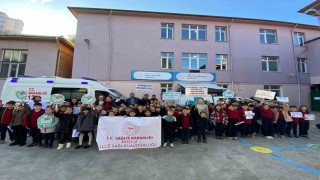 Minik öğrenciler sağlık elçisi oldu