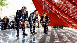 Muratpaşada şiddete karşı ses, Al Yazmada yükseldi