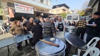 Nazillide sanayi esnafı imece usulü hayır yaptı